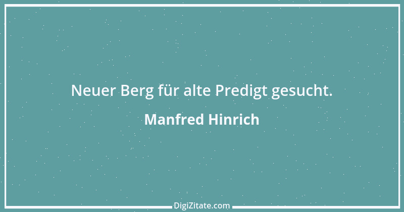 Zitat von Manfred Hinrich 1599