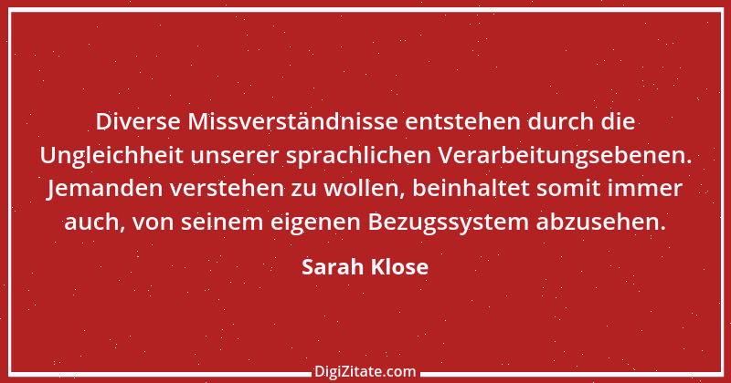 Zitat von Sarah Klose 61