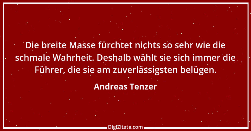 Zitat von Andreas Tenzer 76