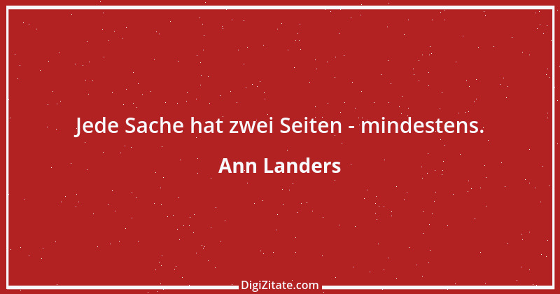 Zitat von Ann Landers 4