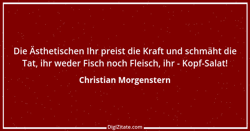 Zitat von Christian Morgenstern 256