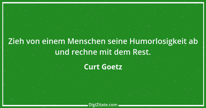 Zitat von Curt Goetz 65