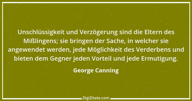 Zitat von George Canning 1