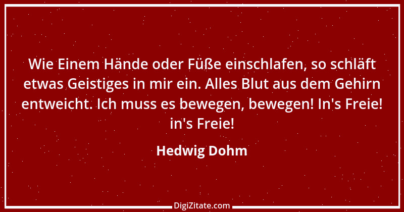 Zitat von Hedwig Dohm 91