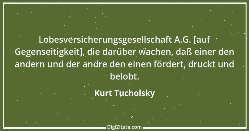 Zitat von Kurt Tucholsky 274