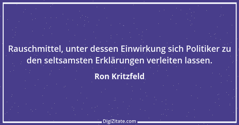 Zitat von Ron Kritzfeld 52