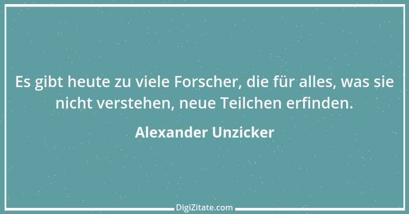 Zitat von Alexander Unzicker 2