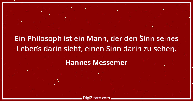 Zitat von Hannes Messemer 1