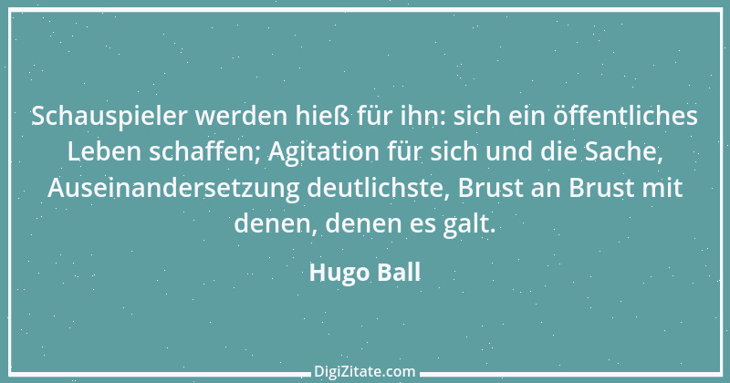 Zitat von Hugo Ball 18