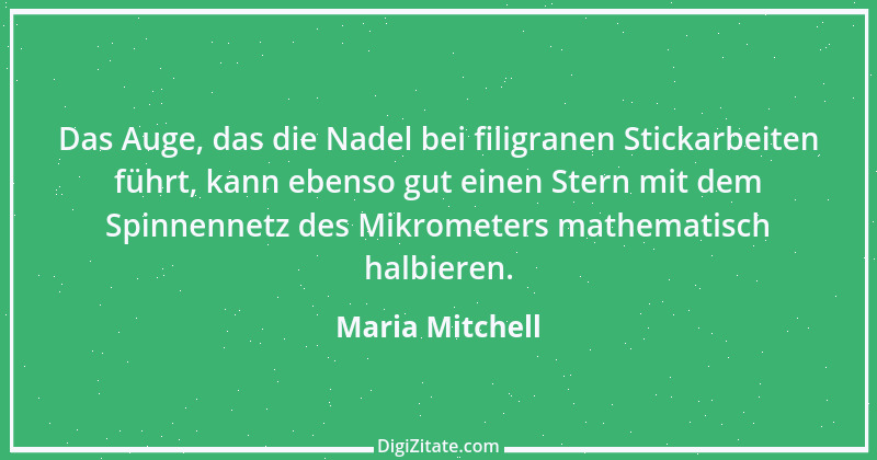 Zitat von Maria Mitchell 2