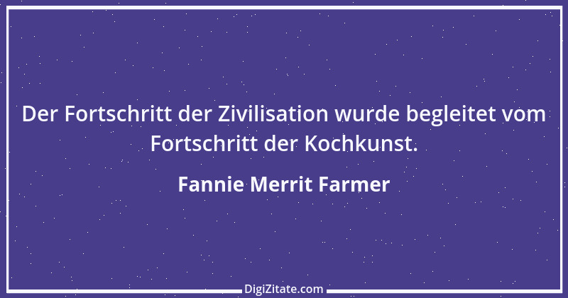 Zitat von Fannie Merrit Farmer 1