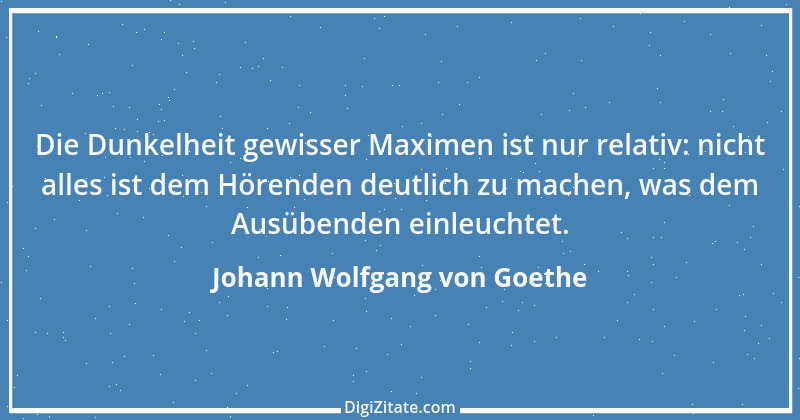 Zitat von Johann Wolfgang von Goethe 426