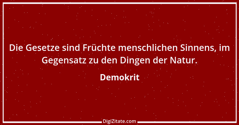 Zitat von Demokrit 131