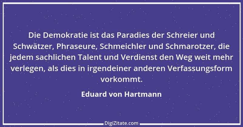 Zitat von Eduard von Hartmann 14