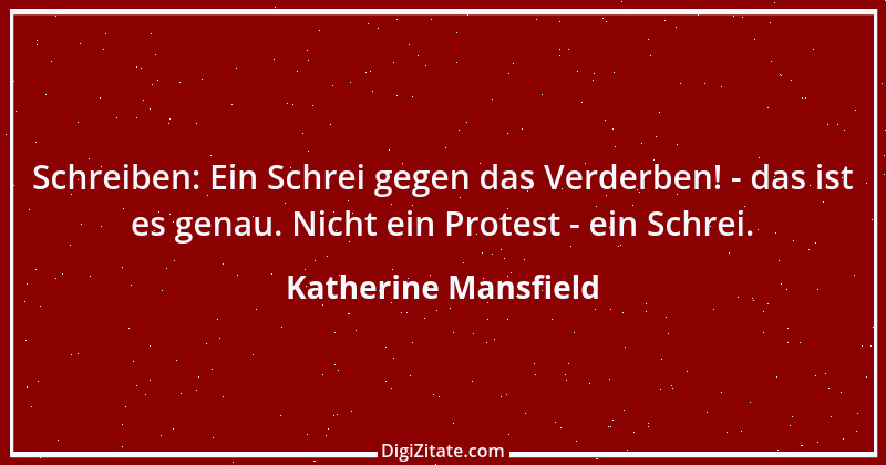 Zitat von Katherine Mansfield 31