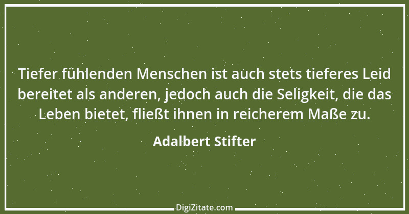 Zitat von Adalbert Stifter 2