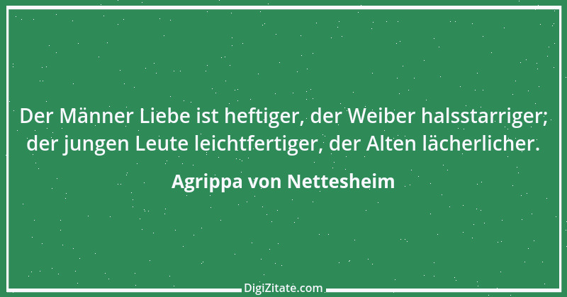 Zitat von Agrippa von Nettesheim 3