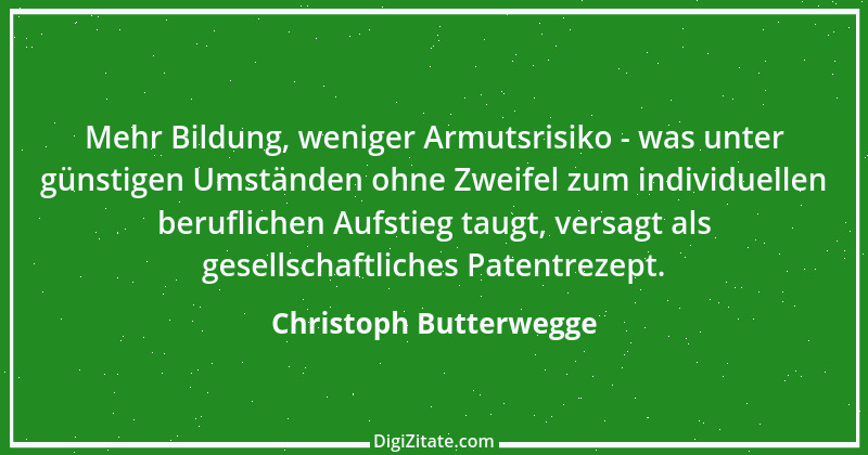 Zitat von Christoph Butterwegge 1