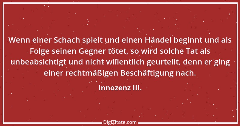 Zitat von Innozenz III. 3