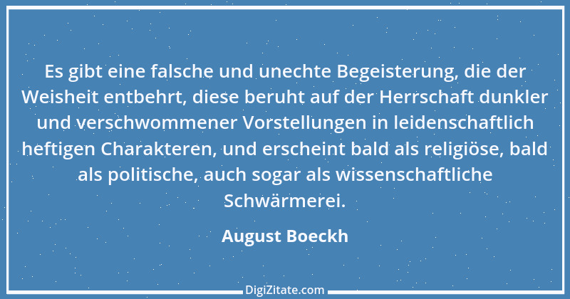 Zitat von August Boeckh 20