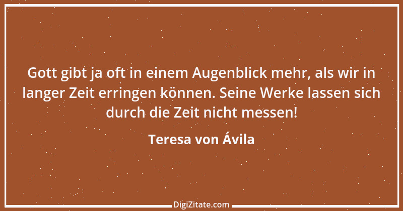 Zitat von Teresa von Ávila 49