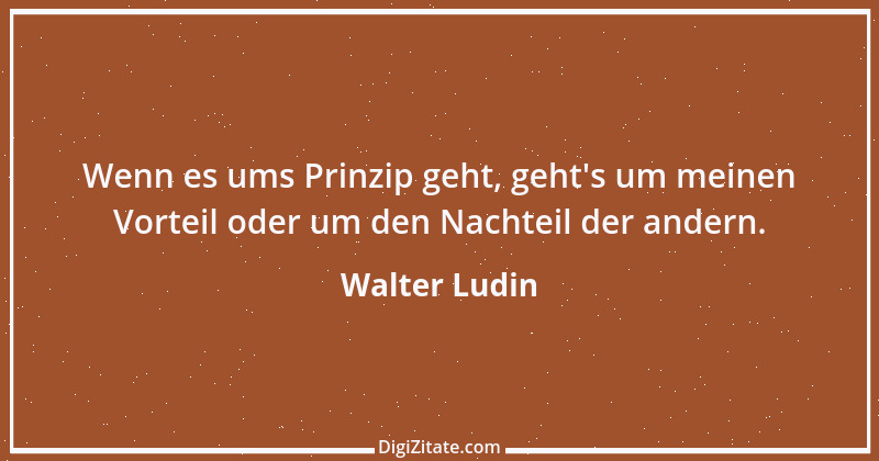 Zitat von Walter Ludin 931