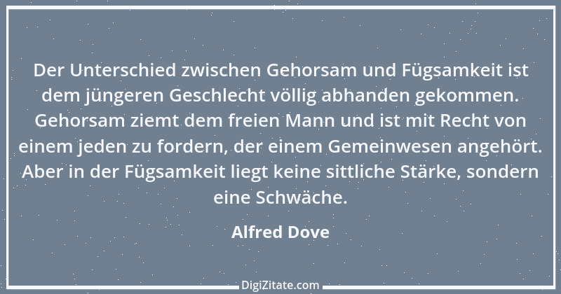 Zitat von Alfred Dove 2