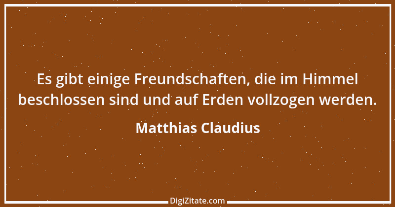 Zitat von Matthias Claudius 128