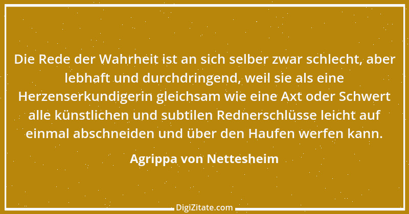 Zitat von Agrippa von Nettesheim 6