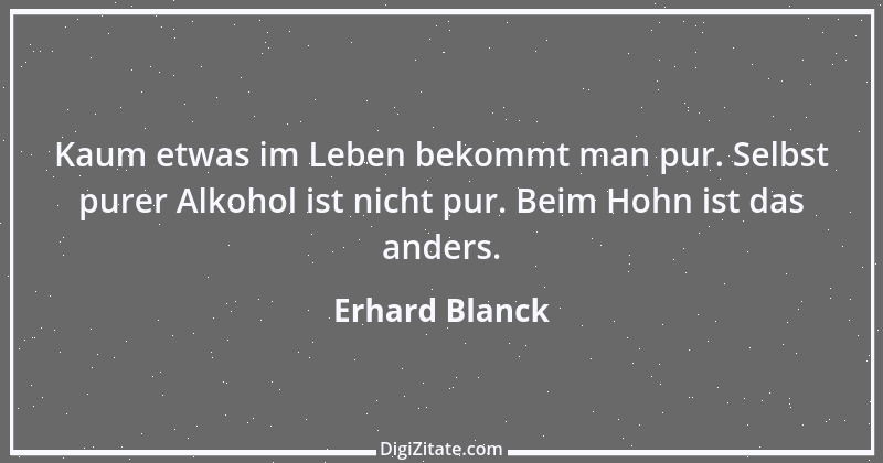 Zitat von Erhard Blanck 1986