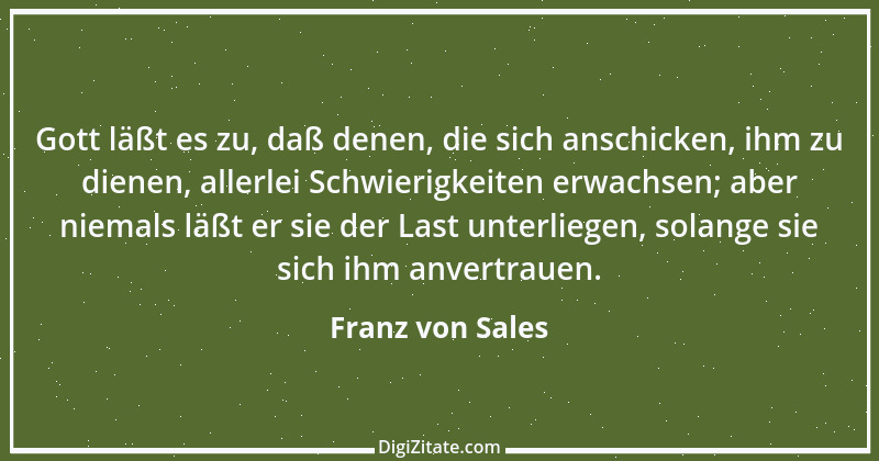 Zitat von Franz von Sales 57