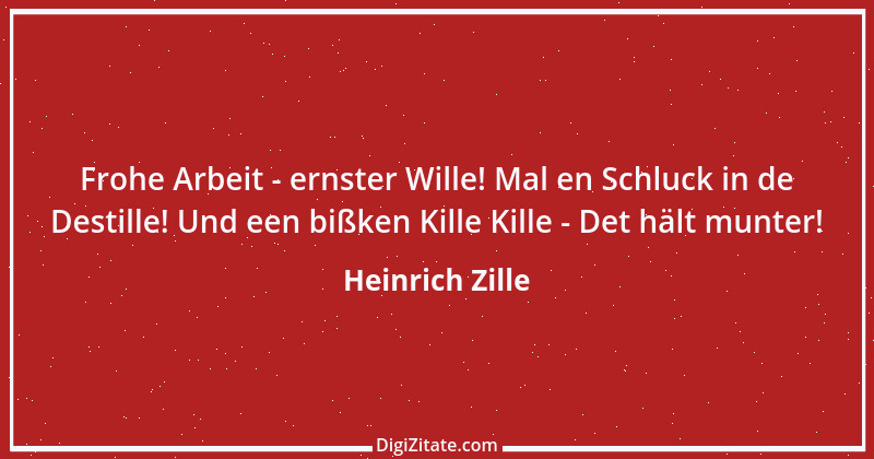 Zitat von Heinrich Zille 10