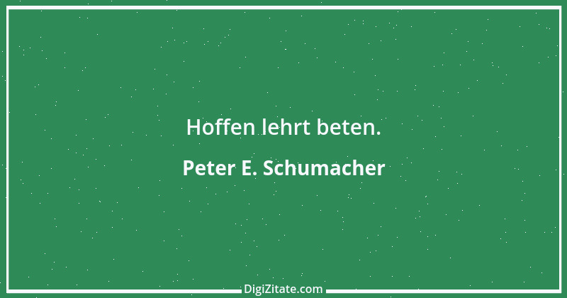 Zitat von Peter E. Schumacher 236