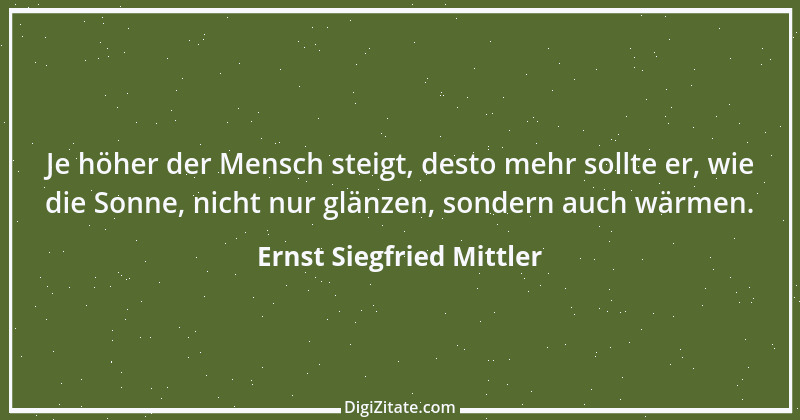 Zitat von Ernst Siegfried Mittler 31