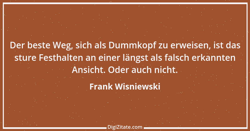 Zitat von Frank Wisniewski 19