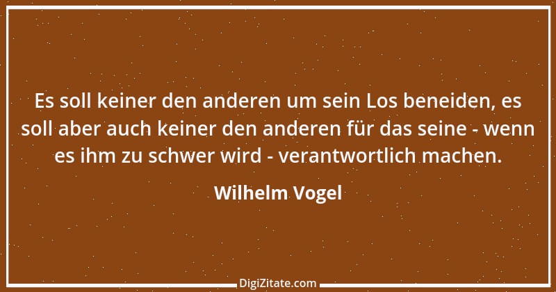 Zitat von Wilhelm Vogel 262