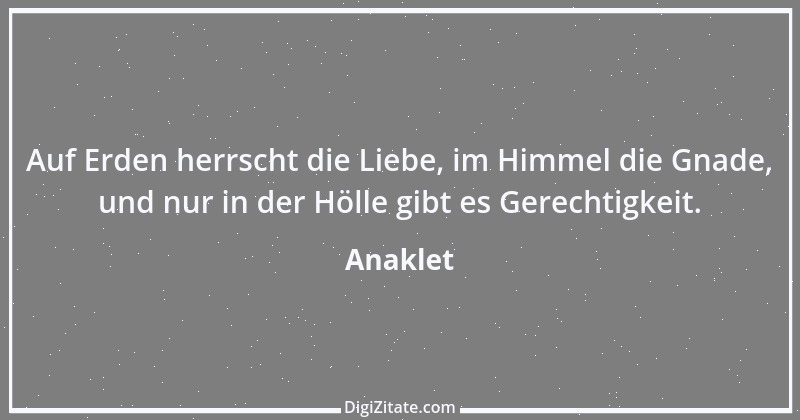 Zitat von Anaklet 1