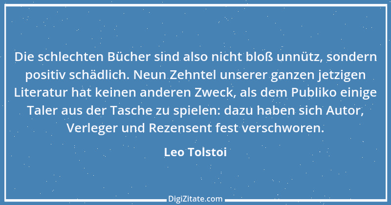 Zitat von Leo Tolstoi 542