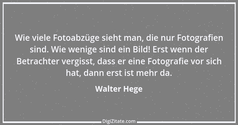 Zitat von Walter Hege 1