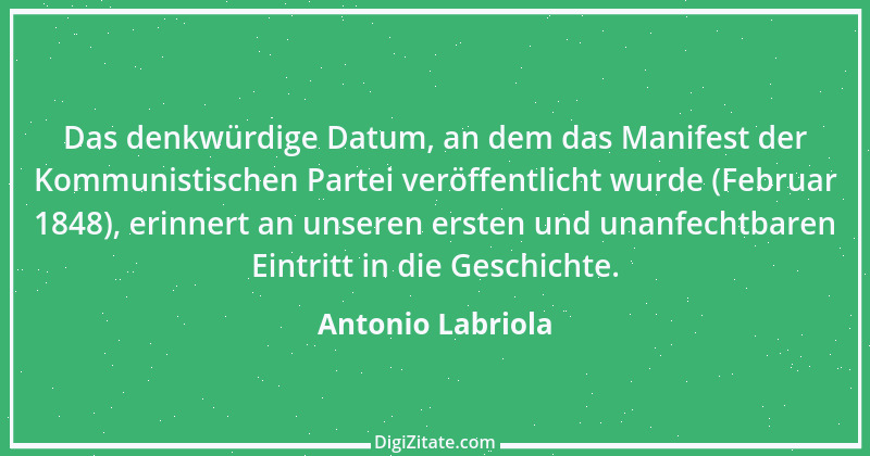 Zitat von Antonio Labriola 3