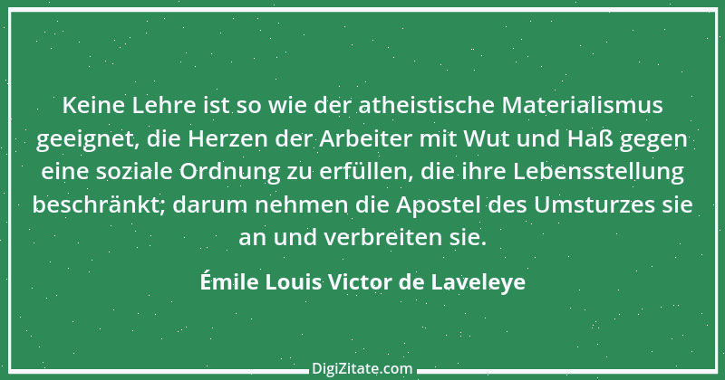 Zitat von Émile Louis Victor de Laveleye 2