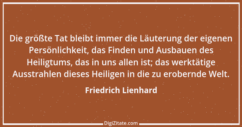 Zitat von Friedrich Lienhard 51