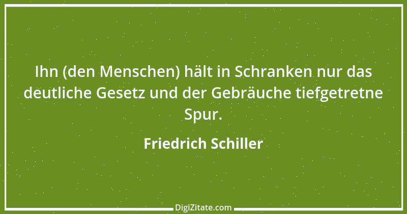 Zitat von Friedrich Schiller 1951