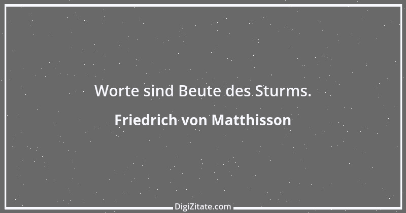 Zitat von Friedrich von Matthisson 1