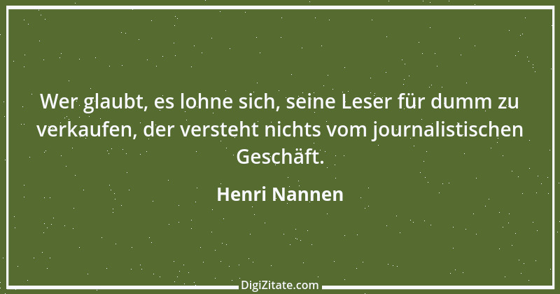 Zitat von Henri Nannen 4