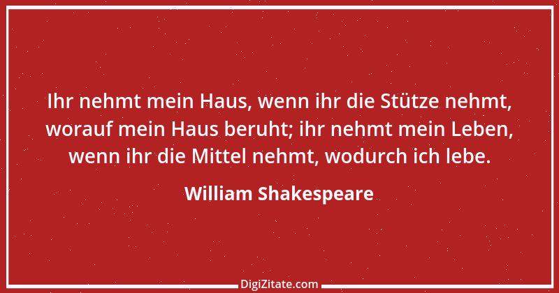 Zitat von William Shakespeare 20