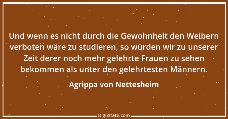 Zitat von Agrippa von Nettesheim 10