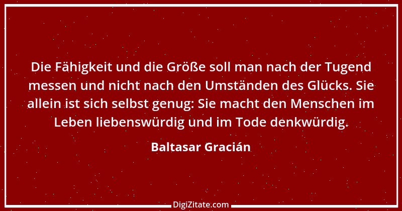 Zitat von Baltasar Gracián 240