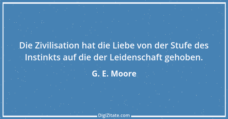 Zitat von G. E. Moore 1