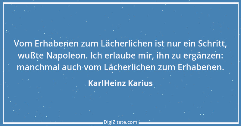 Zitat von KarlHeinz Karius 360